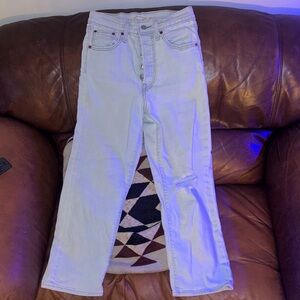 Levi's Light Blue Straight Leg Jeans